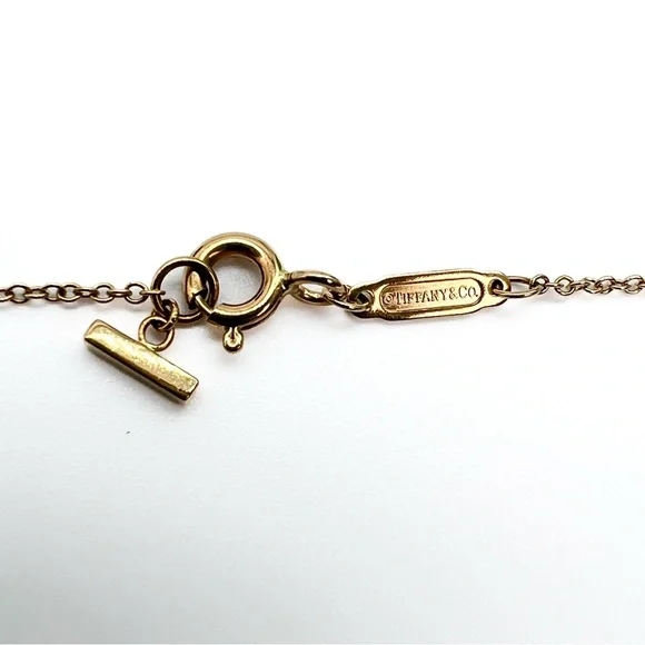Tiffany & Co. T Smile Yellow Gold Necklace Small with Box - Picture 10 of 14